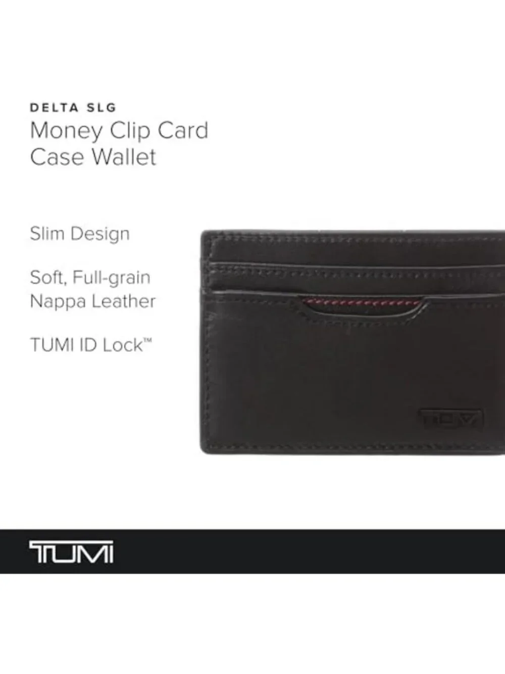 Premium Leather RFID Blocking Money Clip Wallet for Men - Card Holder & Pockets